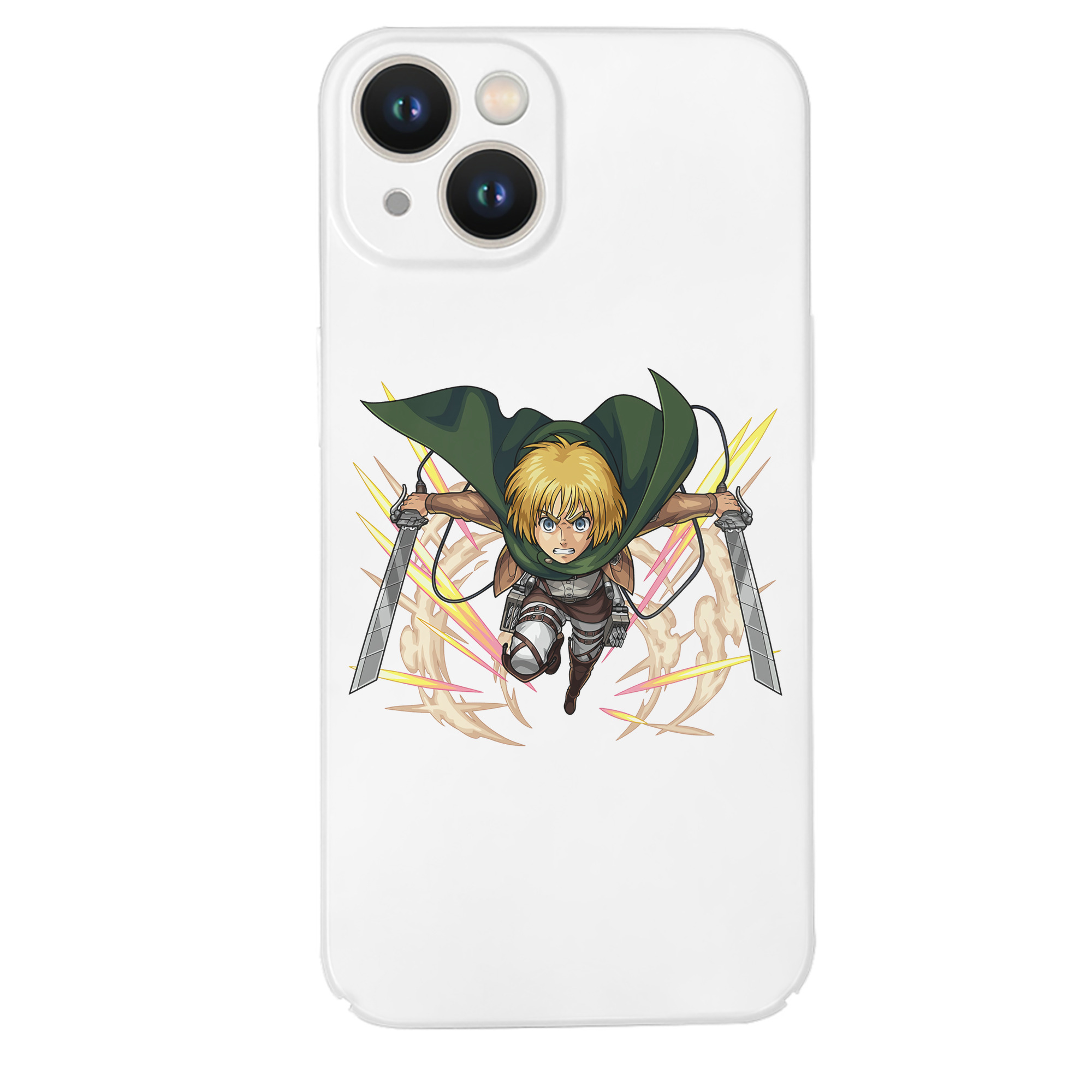 （画像用） 進撃の巨人 アルミン·アルレルト Attack on Titan Armin Arlert 【iPhone 14シリーズ対応】ハードケース